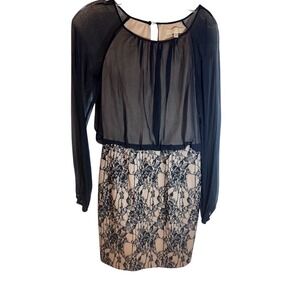 NWT Aidan Mattox Luxury Dress, 2, Silk/ Lace.‎